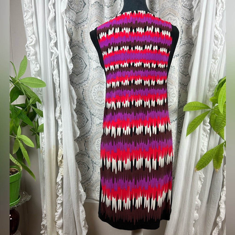 Bisou Bisou Pink Sheath Mini Dress Cowl Neck Cocktail Size 6 - Picture 3 of 9